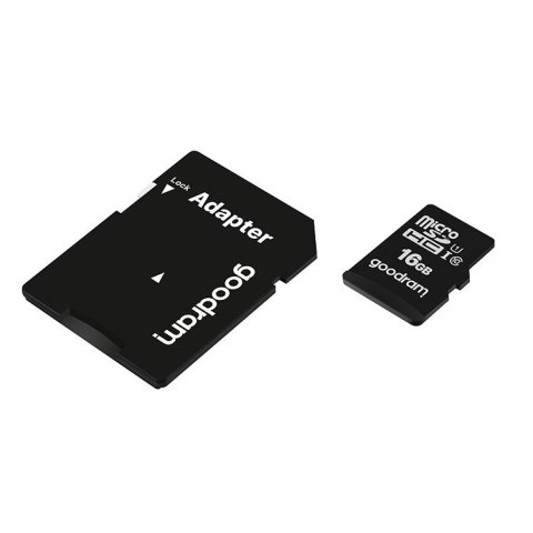Microcard 16 GB karta pamięci micro SD HC/XC UHS-I adapter SD odczyt do 100mb/s Goodram