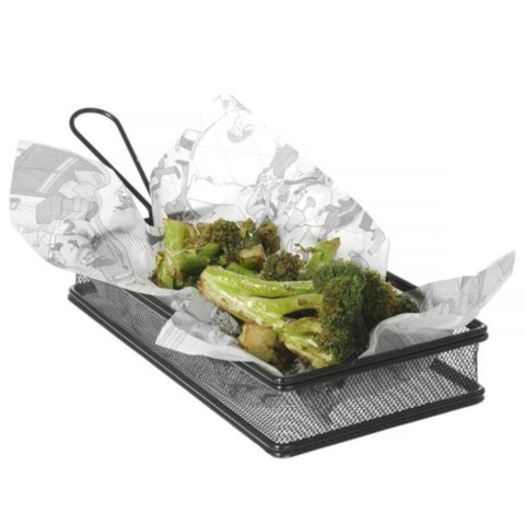 Papier pergaminowy do przekąsek frytek nadruk KUCHNIA 500 szt. 258x425 mm - Hendi 678206 Hendi