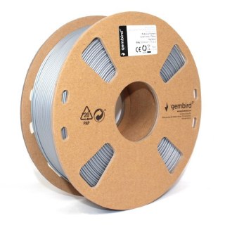 Filament drukarki 3D PLA PLUS/1.75mm/srebrny Gembird