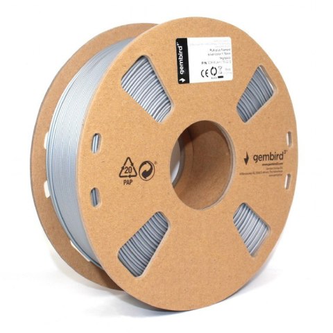 Filament drukarki 3D PLA PLUS/1.75mm/srebrny Gembird