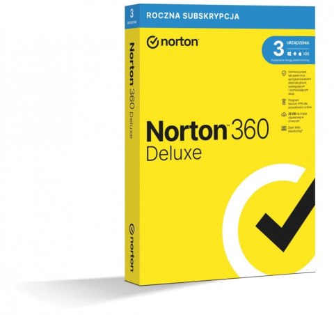 360 Deluxe 25GB PL Box 3Urz. 1Rok 21408734 Norton