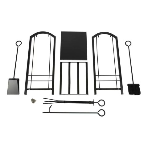 Stojak na drewno kominkowe regał metalowy akcesoria do kominka Kik Sp. z o. o. Sp. k.