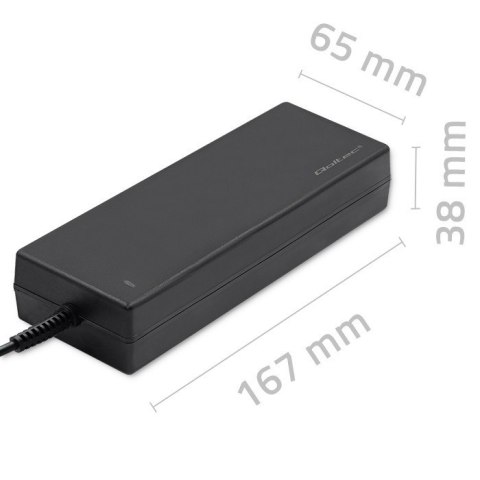 Zasilacz desktopowy 120W | 12V | 10A | 5.5*2.5 | + kabel zasilający Qoltec
