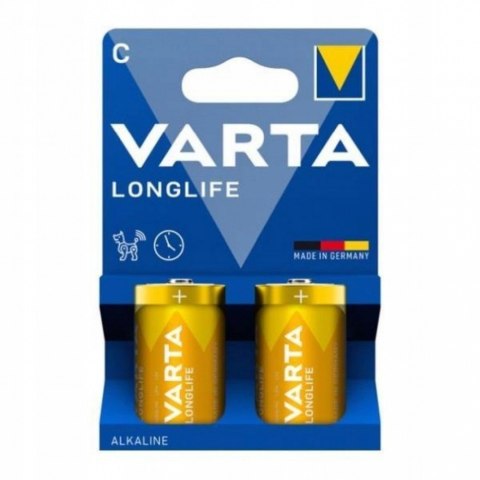 Baterie alkaliczne R14(typC) longlife 2 sztuki NEW Varta