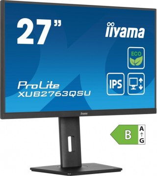 Monitor 27 cali ProLite XUB2763QSU-B1 IPS,QHD,HAS,100Hz IIYAMA