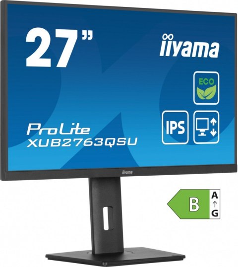Monitor 27 cali ProLite XUB2763QSU-B1 IPS,QHD,HAS,100Hz IIYAMA