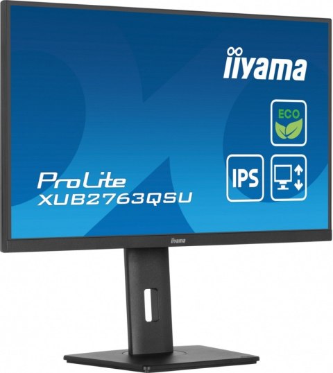 Monitor 27 cali ProLite XUB2763QSU-B1 IPS,QHD,HAS,100Hz IIYAMA
