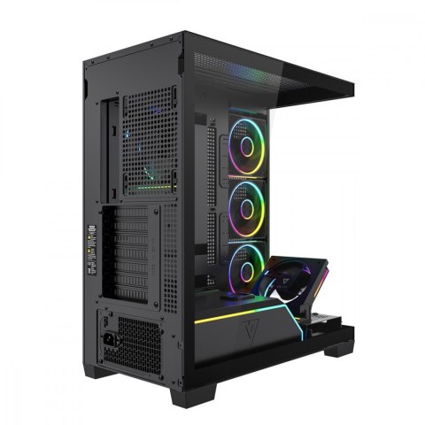 Obudowa PC VOLCANO STELLAR PLUS ARGB MIDI 5F Czarna MODECOM