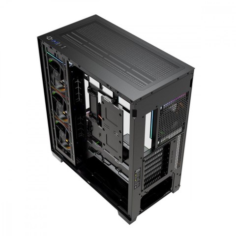 Obudowa PC VOLCANO STELLAR PLUS ARGB MIDI 5F Czarna MODECOM
