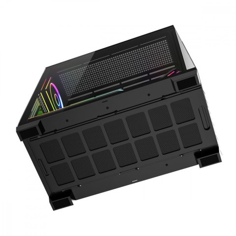 Obudowa PC VOLCANO STELLAR PLUS ARGB MIDI 5F Czarna MODECOM