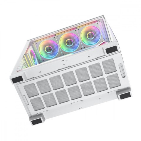 Obudowa PC VOLCANO STELLAR PLUS ARGB MIDI 8F Biała MODECOM