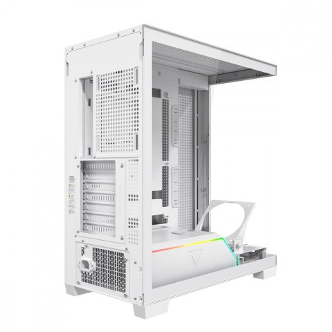 Obudowa PC VOLCANO STELLAR PLUS ARGB MIDI NF Biała MODECOM