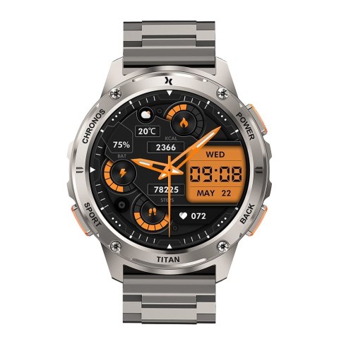 Smartwatch FW110 Titan Chronos Srebrny Maxcom