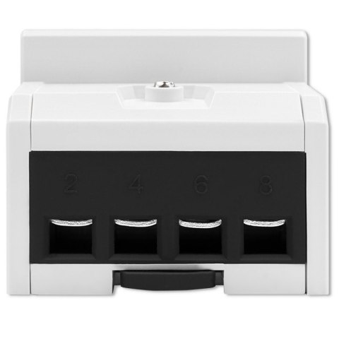 Trójfazowy elektroniczny licznik | miernik zużycia energii na szynę DIN | 400V | 100A | LCD | 4P Qoltec