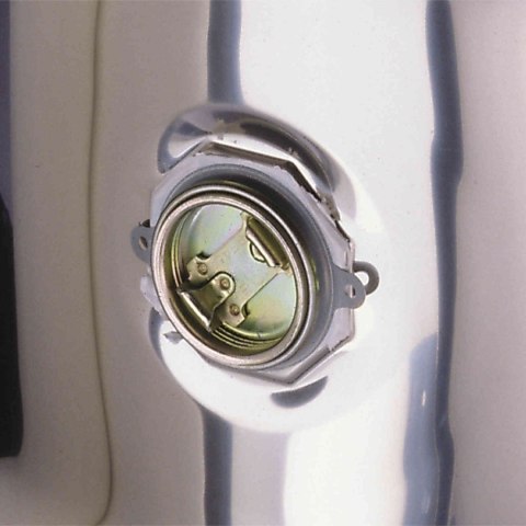 Beczka stalowa metalowa ocynkowana 200L otwór 2'' w pobocznicy MEVA