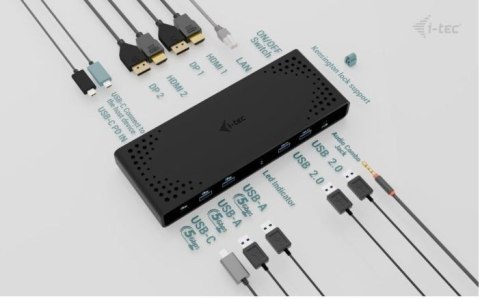 Stacja dokująca Universal Dual 4K Display Power Delivery 85W I-tec