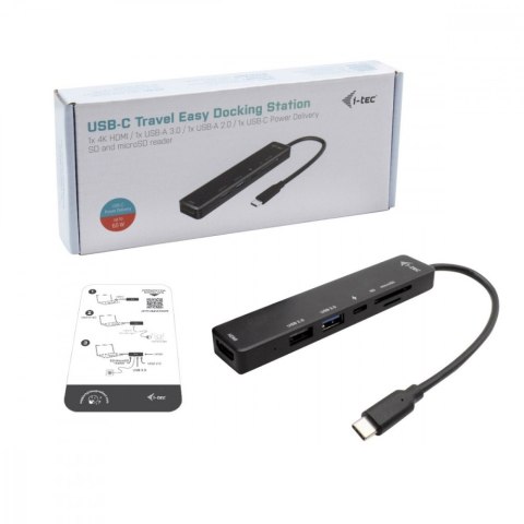 !i-tec USB-C Travel Easy Dock 4K HDMI + Power Delivery 60 W I-tec