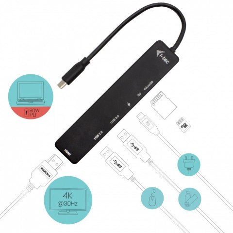 !i-tec USB-C Travel Easy Dock 4K HDMI + Power Delivery 60 W I-tec