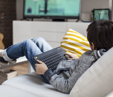 Klawiatura K400 Plus Wireless Touch czarna Logitech