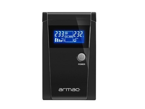 Zasilacz awaryjny Line-Interactive Office 650E LCD 650VA 2xRJ-11/RJ-45 2x230V PL Armac