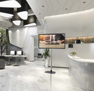 STDV100 Stend do monitorów 40-75 cali VESA 100×100 - 600×400 80 kg 250-1650 mm Edbak