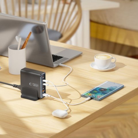 Stacja ładująca do urządzeń 4x USB-C 2x USB-A 80W Tech-Protect