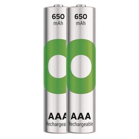 Akumulatorki R03/AAA Ni-MH 650mAh blister 2szt. GP RECYKO GP Battery