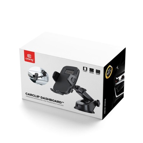 Carclip Dashboard - Uniwersalny uchwyt samochodowy 2w1 na kokpit i szybę CRONG