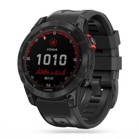 Pasek na Garmin Fenix 5 / 6 / 6 Pro / 7 IconBand - czarny Tech-Protect
