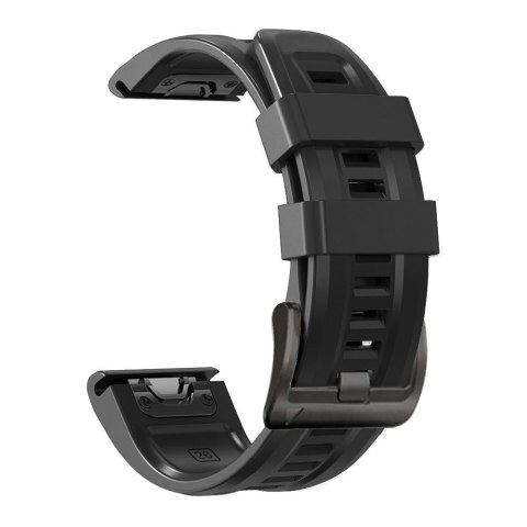 Pasek na Garmin Fenix 5 / 6 / 6 Pro / 7 IconBand - czarny Tech-Protect