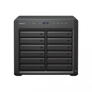 Serwer NAS DS2422+ 12x0HDD AMD Ryzen V1500B 4x2,2Ghz 4GB RAM 4x1GbE 2xUSB 3Y Synology