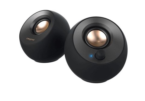 Głośniki 2.0 Pebble V2 USB-C Czarne Creative Labs