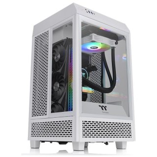 Obudowa - The Tower 100 Mini Tempered Glass*3 - Snow Thermaltake