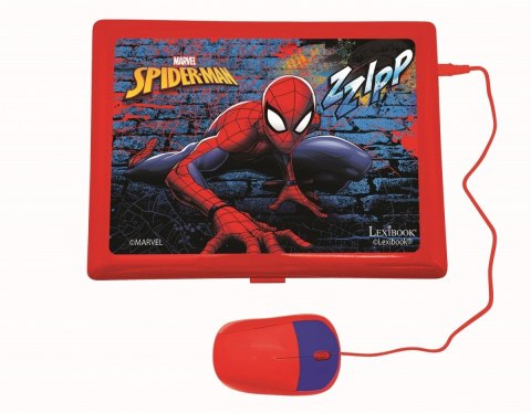 Laptop edukacyjny Spider-Man dwujęzyczny PL/ ENG 124 aktywności Lexibook