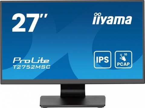 Monitor 27 cali T2752MSC-B1AG 10 PKT. POJ,IPS,HDMI,DP,2x1W,7H,2xUSB, 400cd/m2,AG-(Anti Glare) IIYAMA