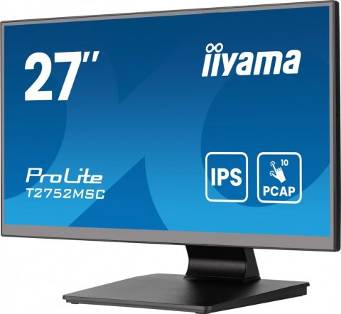 Monitor 27 cali T2752MSC-B1AG 10 PKT. POJ,IPS,HDMI,DP,2x1W,7H,2xUSB, 400cd/m2,AG-(Anti Glare) IIYAMA