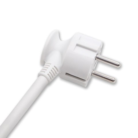 Listwa zasilająca | 5 gniazd | 1.8m | Biało-szara Qoltec