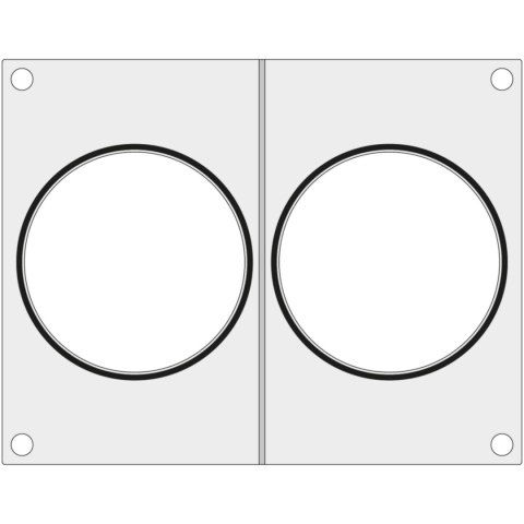 Matryca forma do zgrzewarki Hendi na dwa pojemniki na zupę śr. 115 mm - Hendi 805633 Hendi