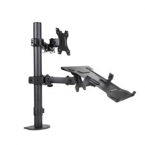 Uchwyt biurkowy do monitora LED/LCD 13-32" + notebooka L-24 ART
