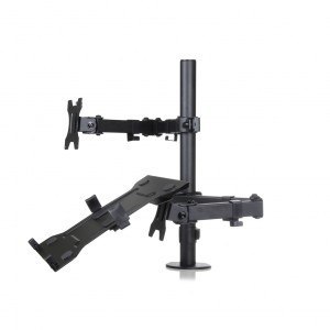 Uchwyt biurkowy do monitora LED/LCD 13-32" + notebooka L-24 ART