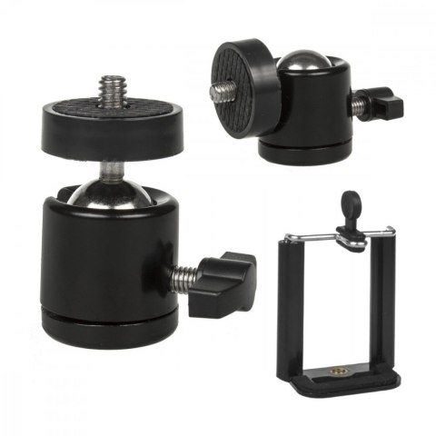 Lampa pierścieniowa LED12W 10" ze statywem MCE610 Maclean