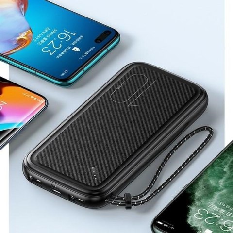 Powerbank PB56 10000mAh 2xUSB czarny USAMS