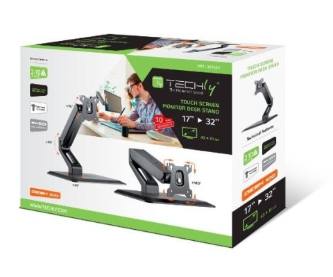 Uchwyt do monitora 17-32 cale, 10kg Techly