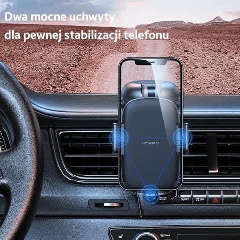 Uchwyt na kokpit lub do szyby US-ZJ063 Czarny USAMS