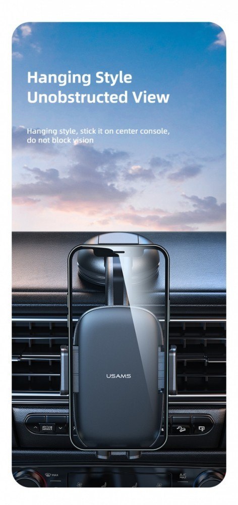 Uchwyt na kokpit lub do szyby US-ZJ063 Czarny USAMS