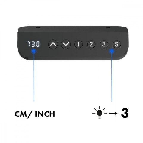 Biurko elektryczne ER-400W, regulacja Ergo Office