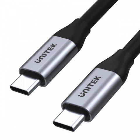 Kabel USB-C - USB-C PD, 10Gbps, 4K60Hz, 1m, M/M; C14082ABK Unitek
