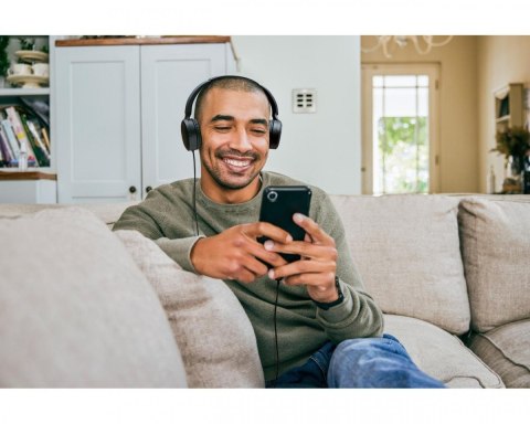 Słuchawki HA-S33UC czarne JVC