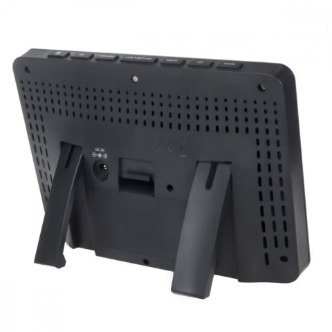 Stacja pogodowa bezprzewodowa GB540N wskaźnik komfortu, pomiar wilgotności, fazy księżyca, zegar z systemem DCF GreenBlue