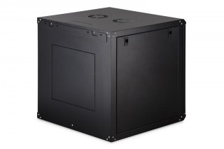 Szafa sieciowa wisząca Dynamic 19" 12U rack 607x600x600mm, drzwi szyba, czarna, niezłożona, 60kg Digitus